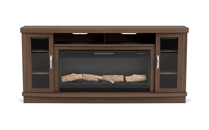 Infrared fireplace outlet entertainment center